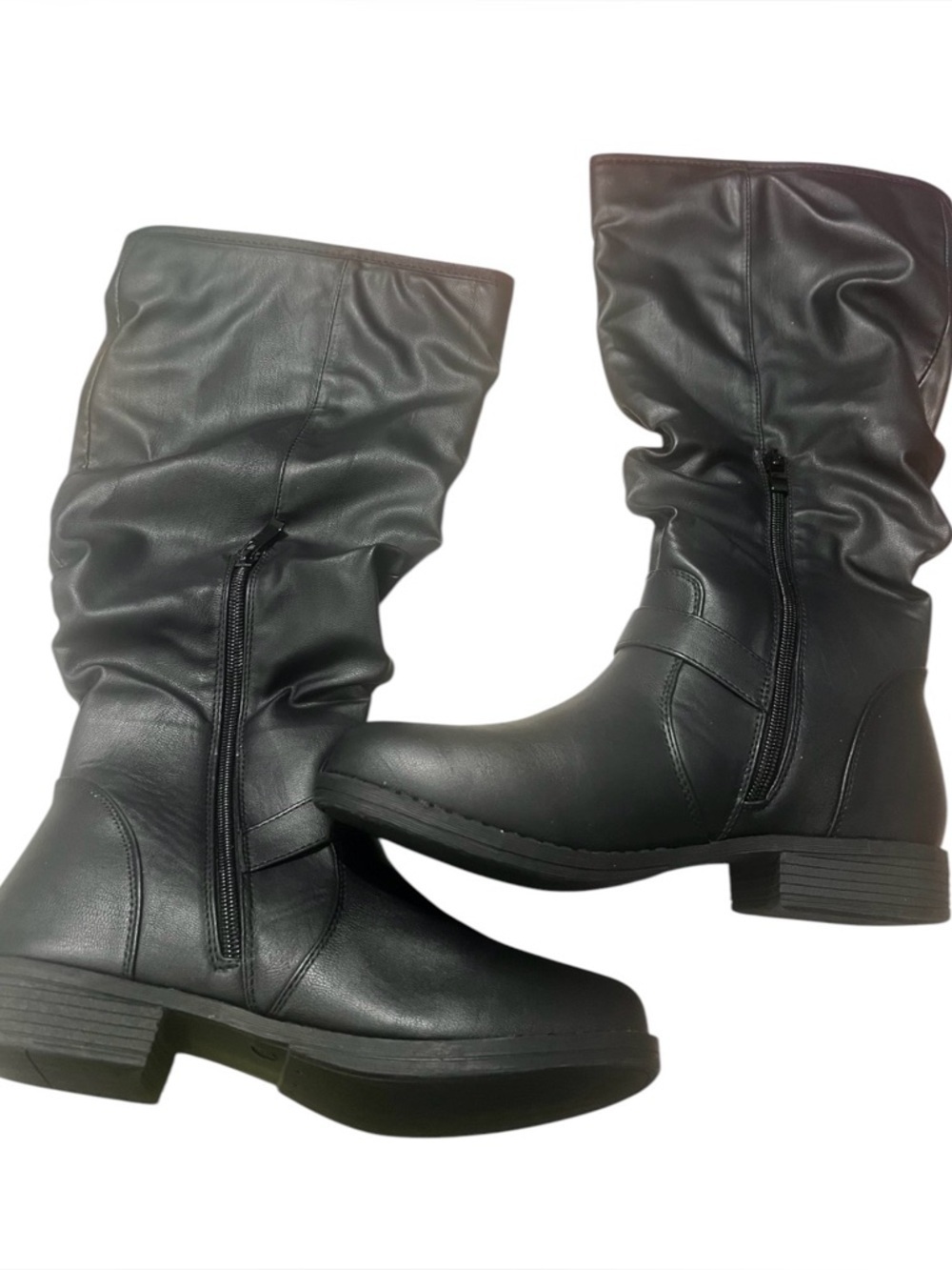Journee collection black knee high boots - Picture 3 of 11